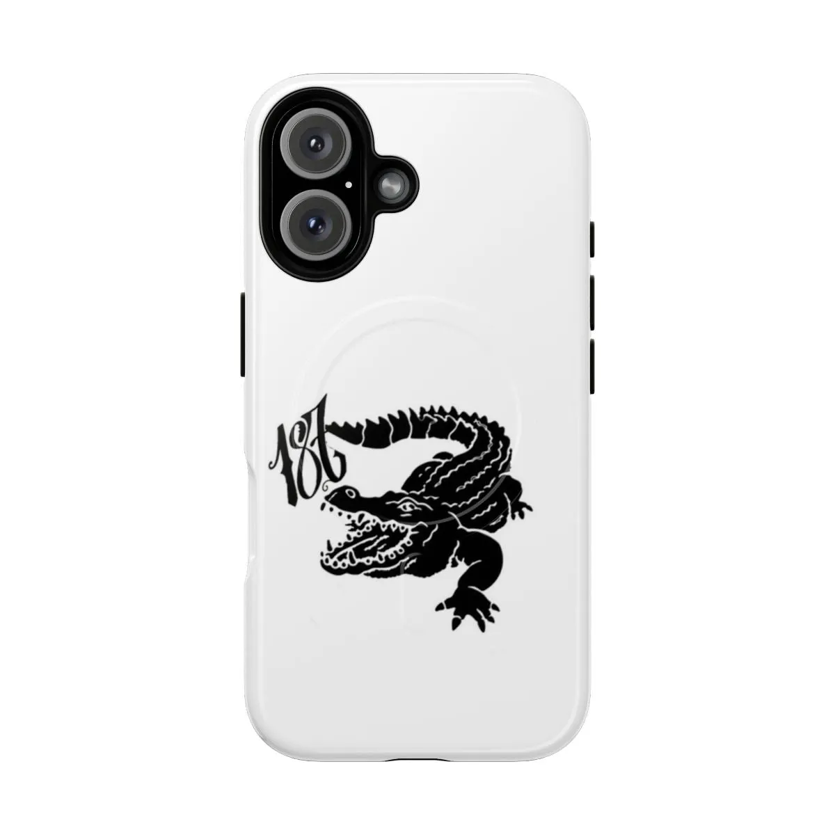 187 Strassenbande Inspired Krokodil Design Magnetic Tough Phone Case