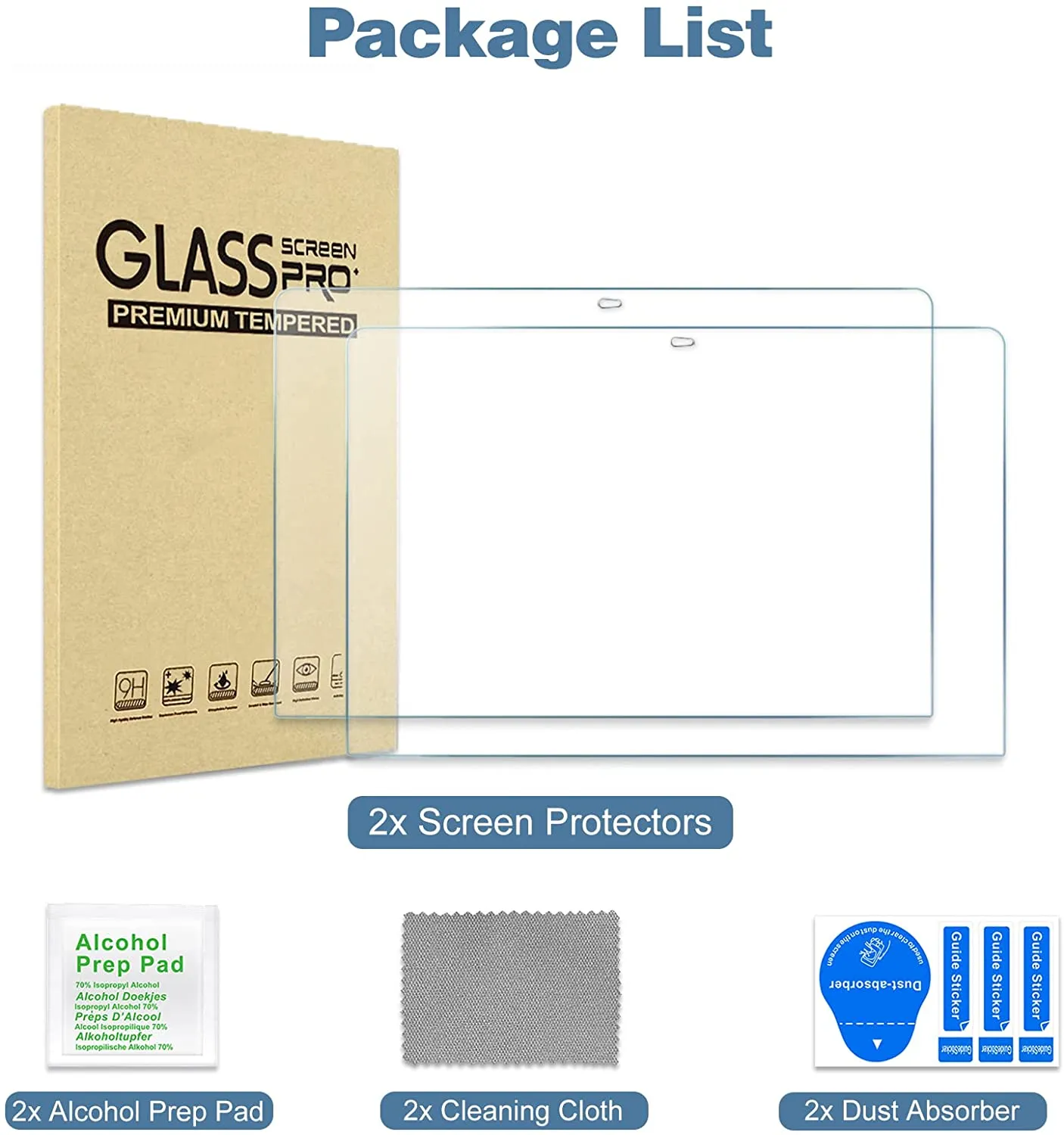 (2 Pack) MacBook Air 13 / Pro 13 Ultrathin Tempered Glass Screen Protector | ProCase