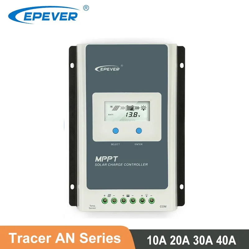 20A 30A 40A EP Solar MPPT Solar Charge Regulator 12V 24V LCD Display Wifi App EPEVER TRACER Charge Controller 2210AN 3210AN