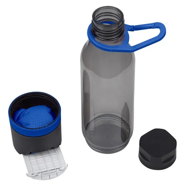 22Oz. Sports Bottle-Phone Holder And Cooling Towel (Q968111)