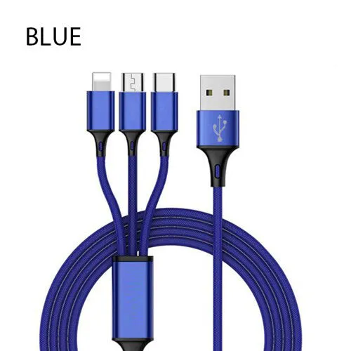 3 in 1 USB Charging Charger Cable For iPhone , Android