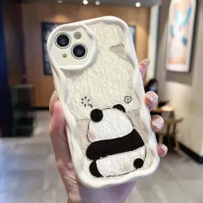 3D Cute Couple Panda Phone Case (For Samsung)