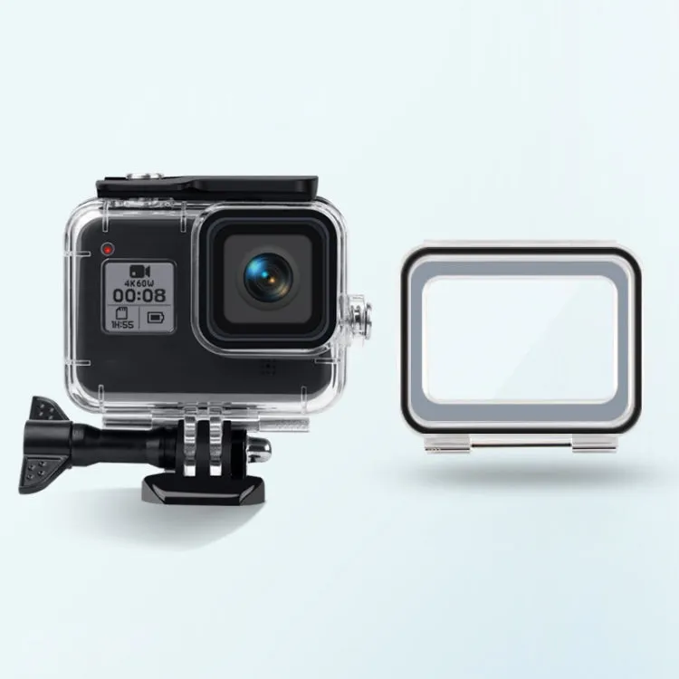 45m Waterproof Case   Touch Back Cover for GoPro HERO8 Black