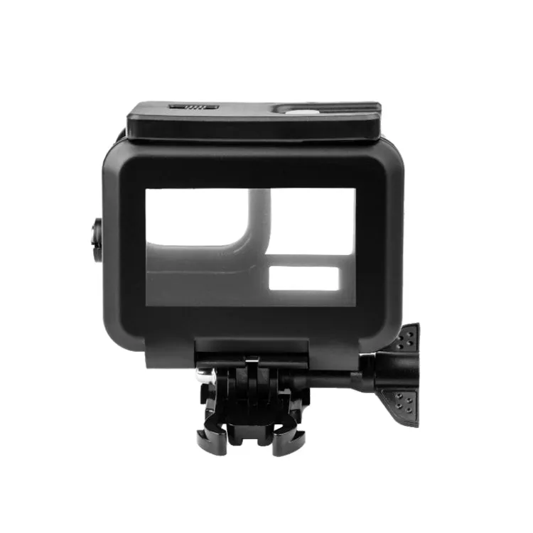 50m Waterproof Housing Protective Case with Buckle Basic Mount & Screw for GoPro HERO10 Black / HERO9 Black (Black)