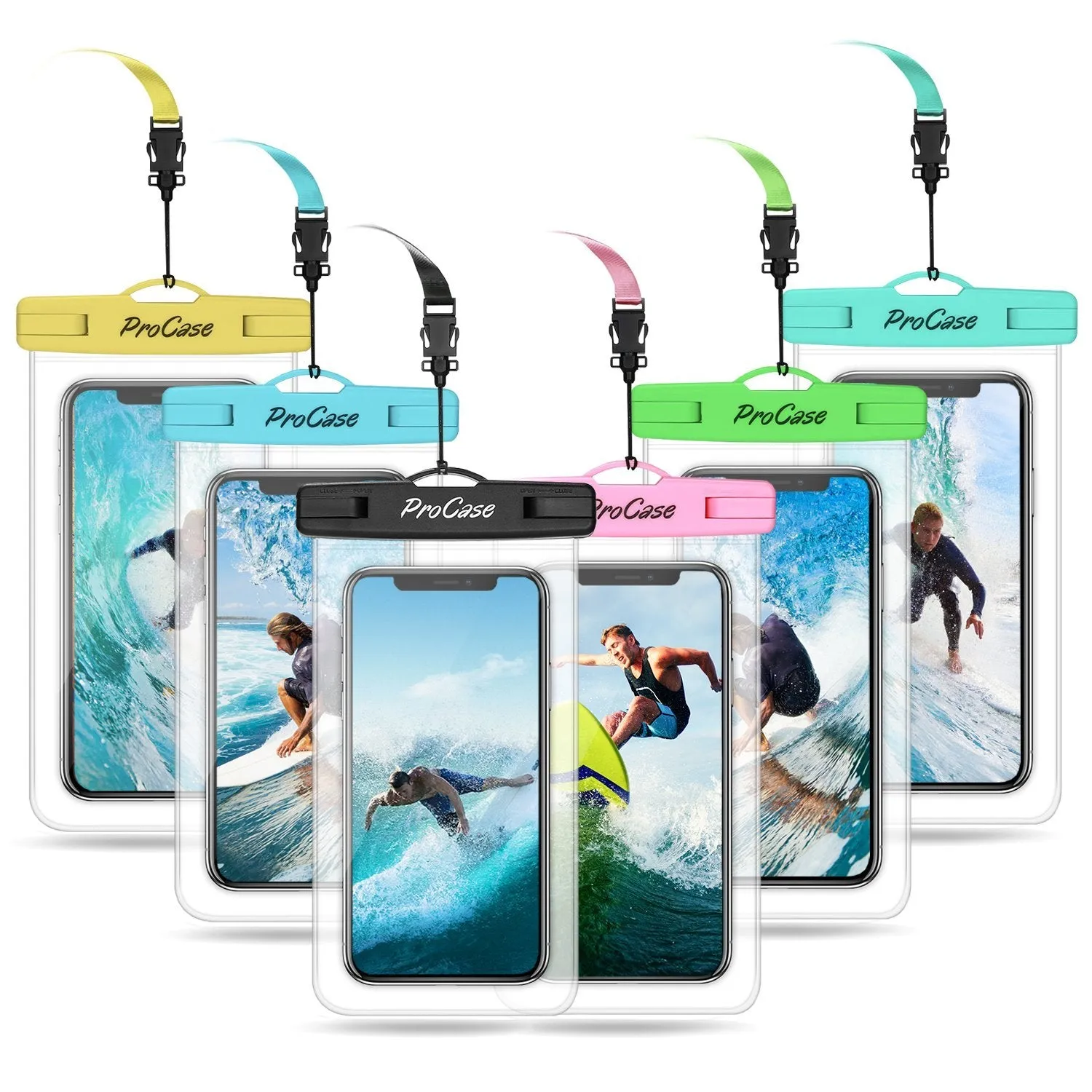 (6 Pack) Universal Waterproof Cellphone Dry Bag | ProCase