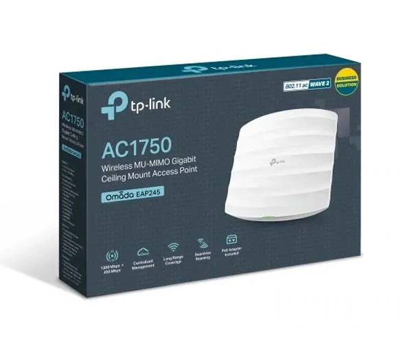 AC1750 Wireless Dual Band Gigabit Ceiling Mount Access Point, PoE