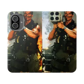 Action-Packed Rocket Launcher Phone Case for Arnold Fans