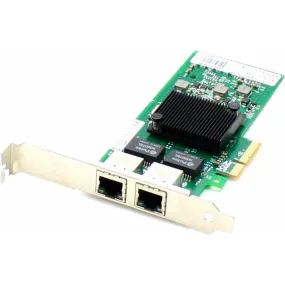 AddOn 10/100/1000Mbs Dual Open RJ-45 Port 100m PCIe x4 Network Interface Card ADD-PCIE-2RJ45