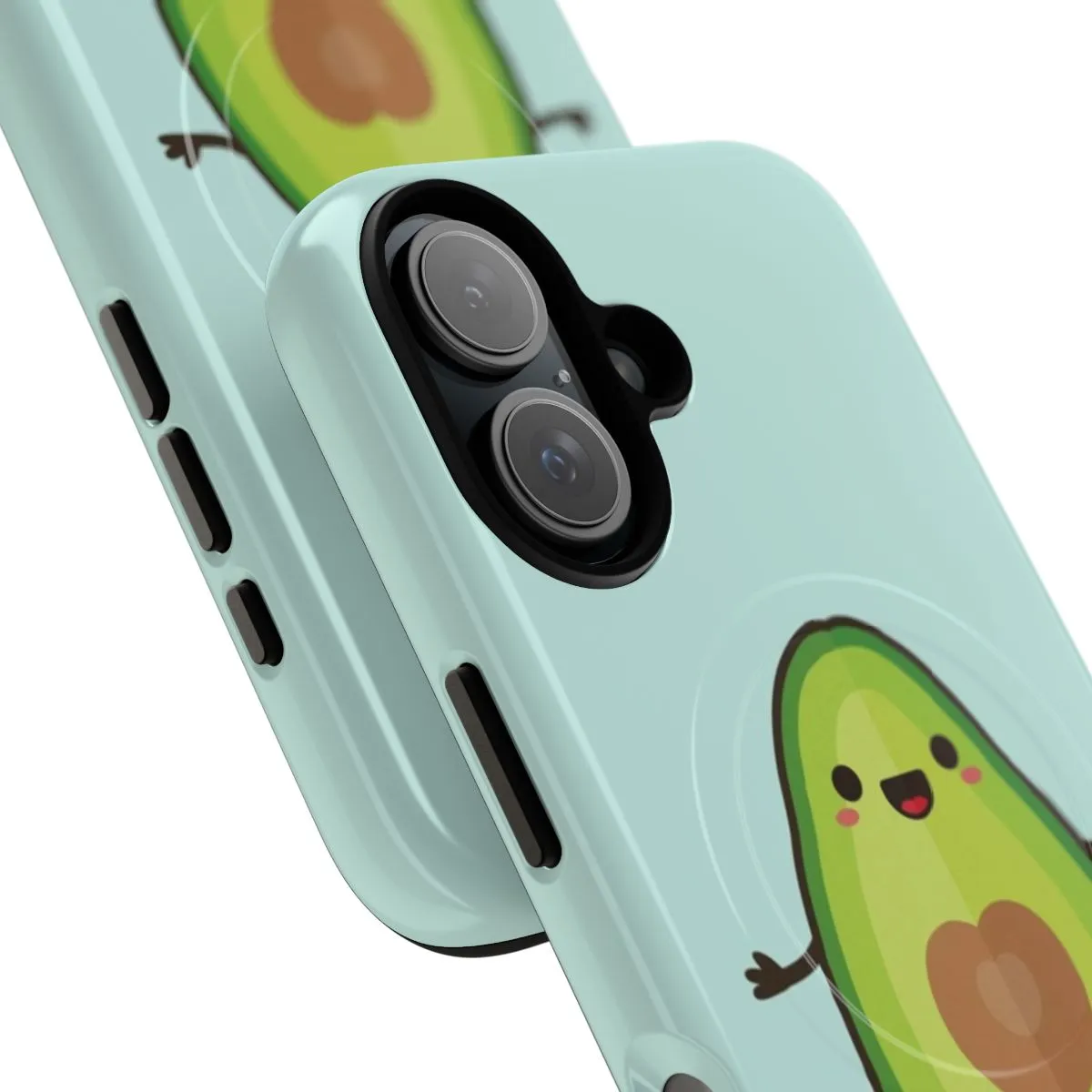 Adorable Avocado-Themed Magnetic Tough Phone Cases