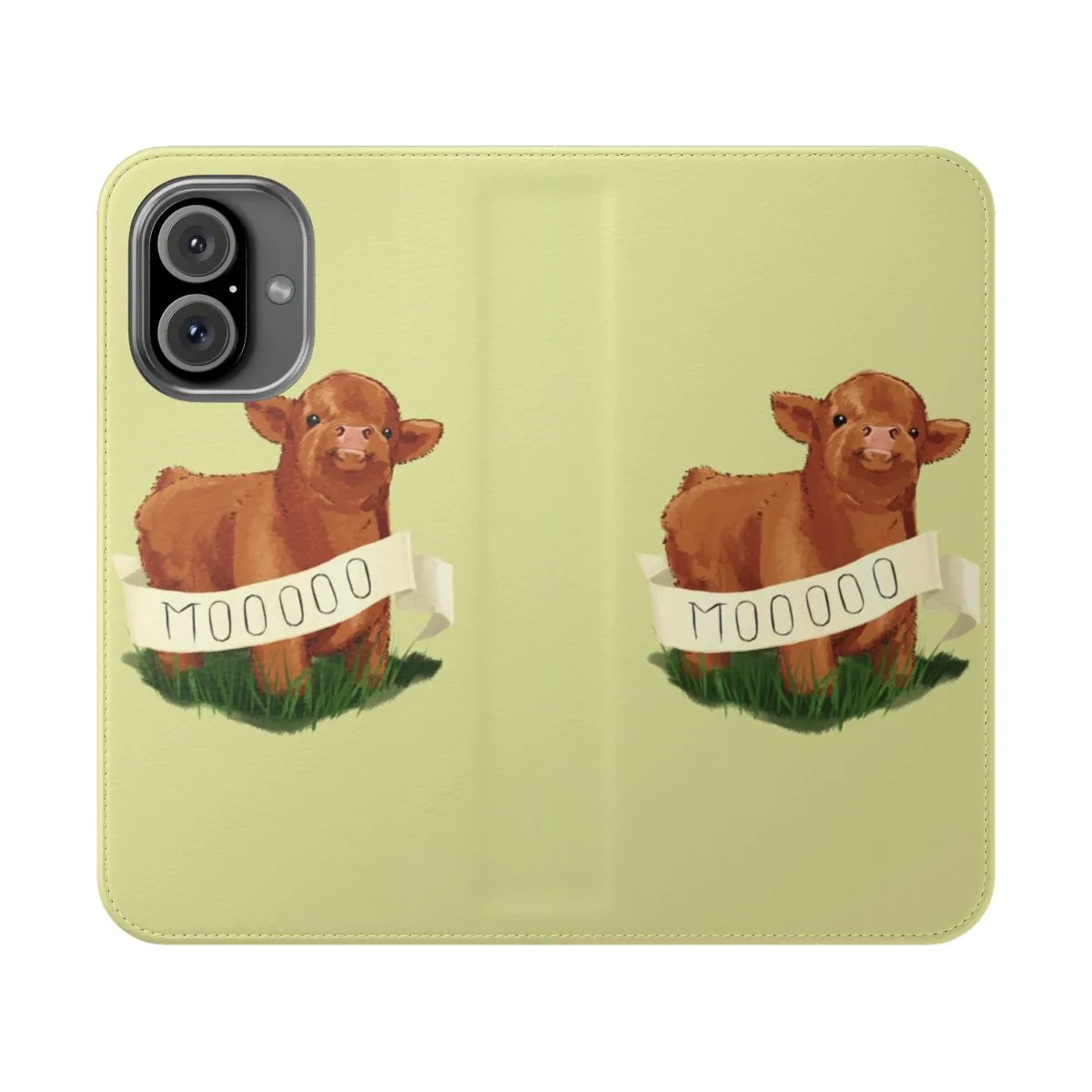 Adorable Baby Highland Cow Themed Phone Case