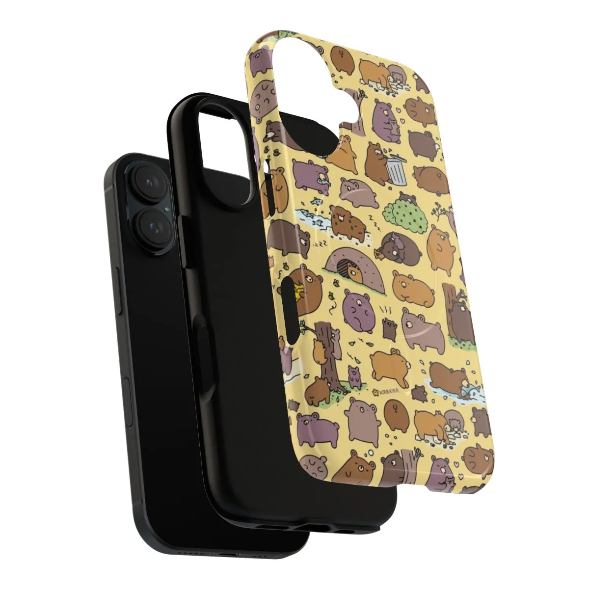 Adorable Bear Magnetic Tough Phone Cases