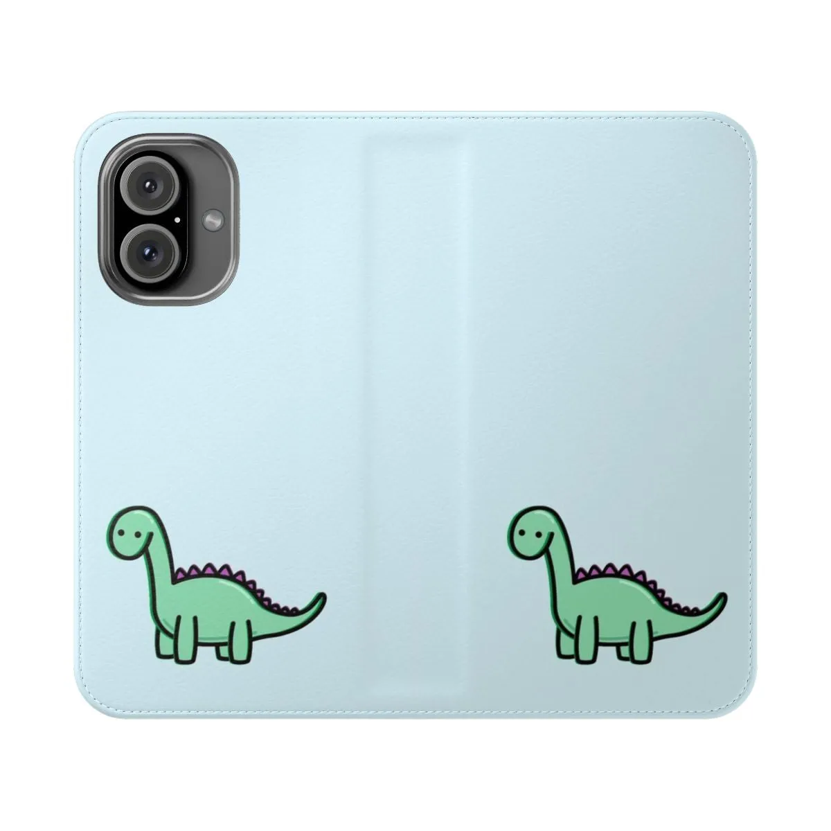 Adorable Dino-Themed Flip Phone Case