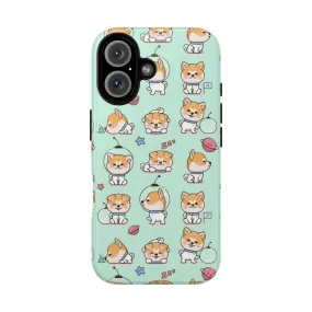 Adorable Shiba Inu Pattern Magnetic Tough Phone Cases