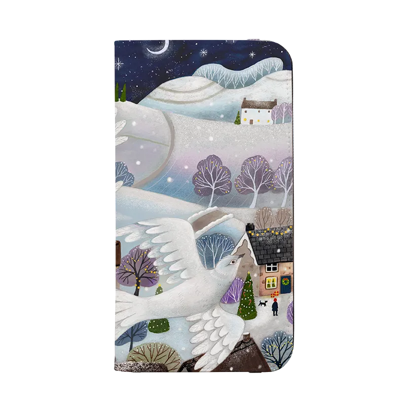 Advent Doves Wallet Case By Bex Parkin