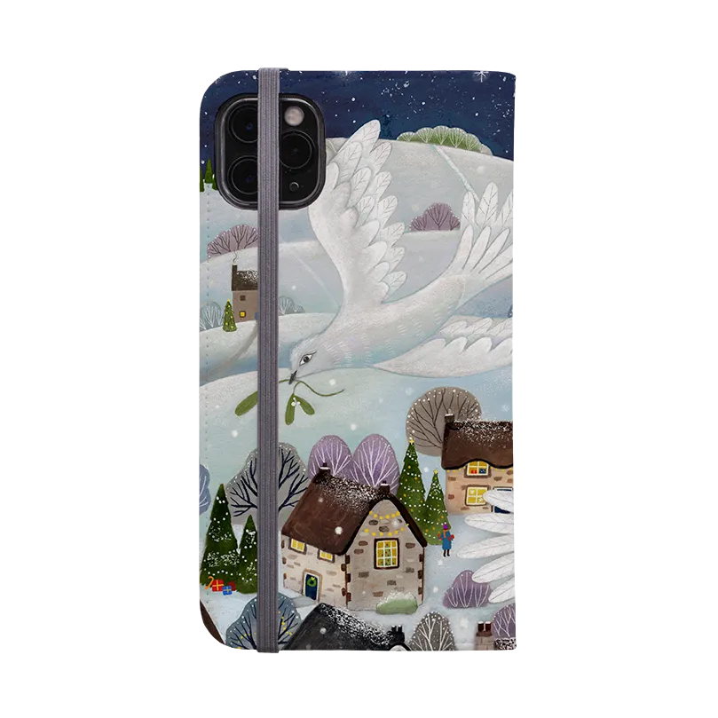 Advent Doves Wallet Case By Bex Parkin