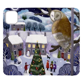 Advent Owl Wallet Case By Bex Parkin