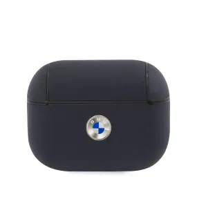 AirPods Pro - Leather Navy Blue Signature Collection With Metal Logo - BMW