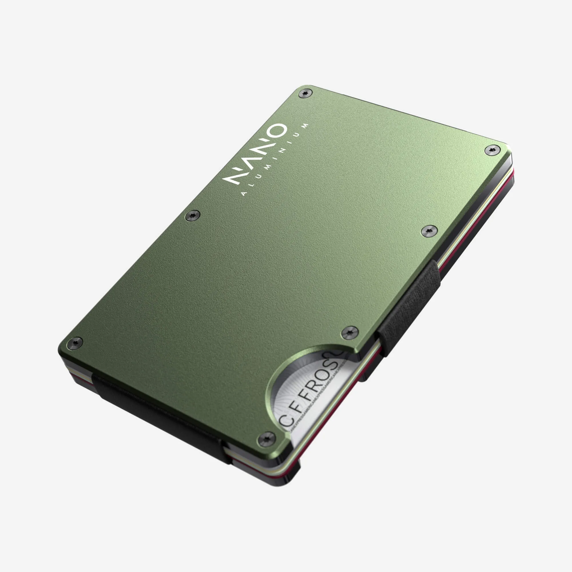 AirTag Money Clip Wallet (Heritage Green)