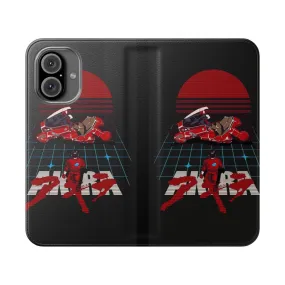 Akira-Inspired Flip Cover Phone Case