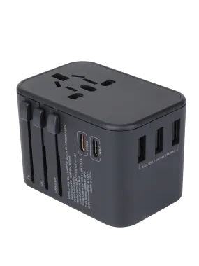 Alphatech Travel Adaptor 3-USB A   2-USB C Ports