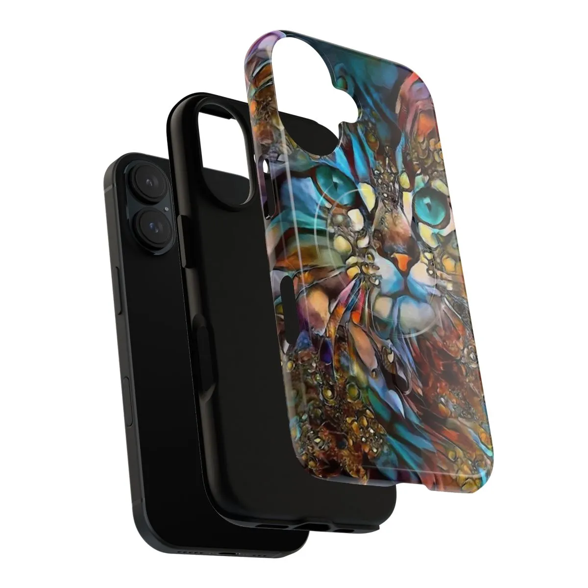 Andyna Magnetic Tough Cat Phone Cases with Artwork by Lea Roche