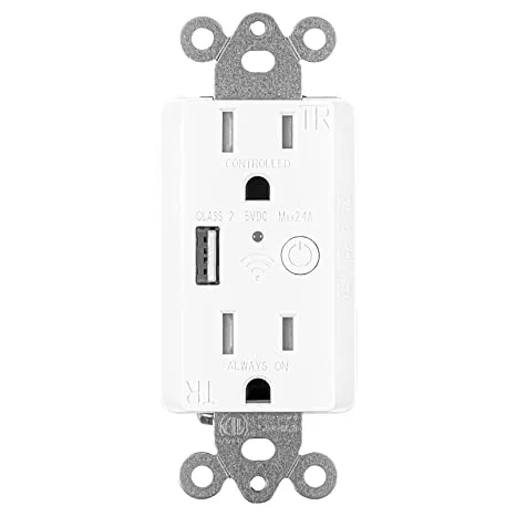 Apone APP-WM15A Smart Wi-Fi Wall Plug with USB Port