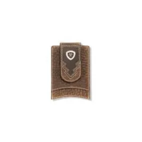 Ariat Men's Brow Rowdy Card Case with Money Clip