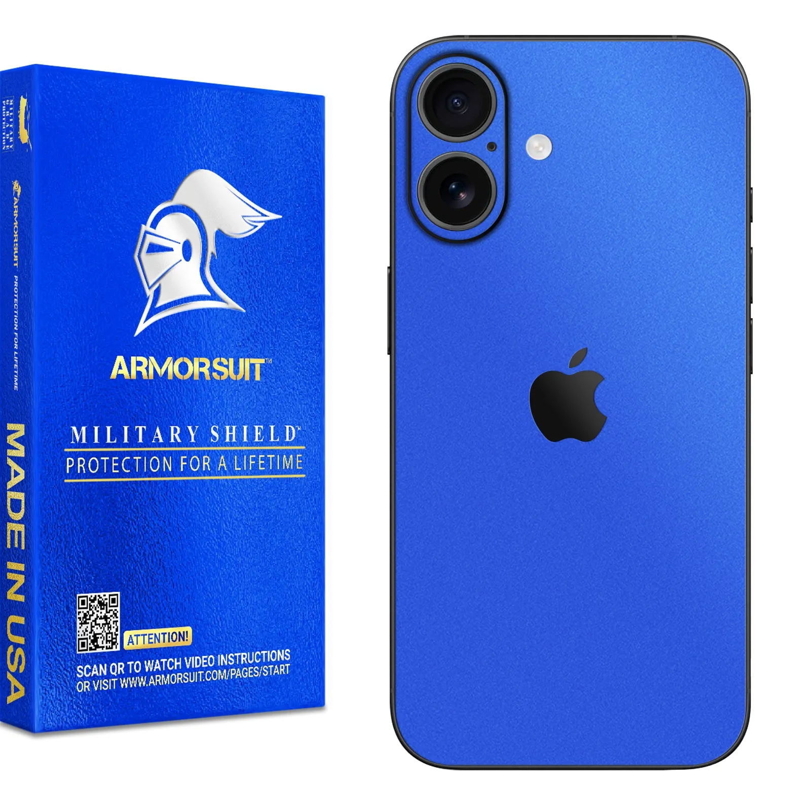 Armorsuit MilitaryShield Vinyl Skin Wrap Film for iPhone 16 Plus