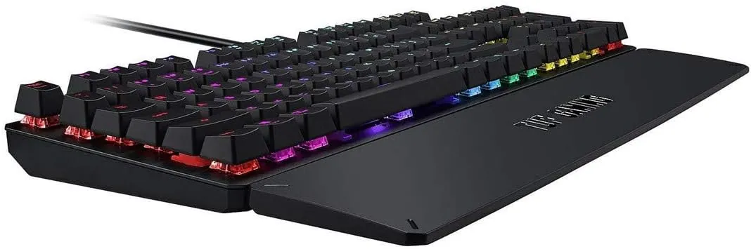 ASUS 華碩 TUF Gaming K3 RGB 機械遊戲鍵盤 (青軸)(90MP01Q2-BKUA00)