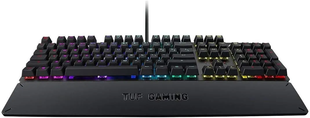 ASUS 華碩 TUF Gaming K3 RGB 機械遊戲鍵盤 (青軸)(90MP01Q2-BKUA00)