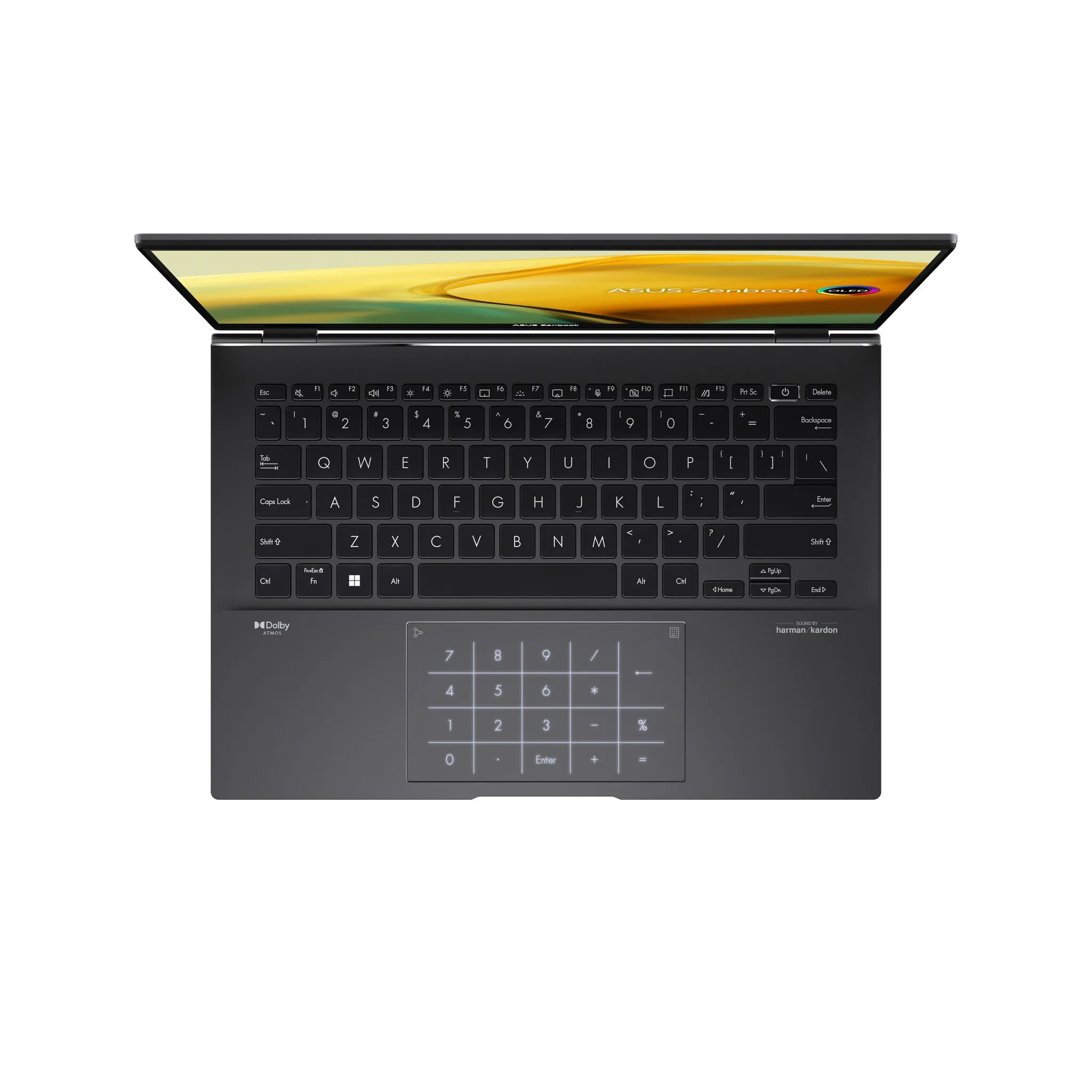 ASUS Zenbook 14 OLED UM3402YA-KN151W AMD Ryzen™ 7 5825U Laptop 35.6 cm (14") 2.8K 16 GB LPDDR4x-SDRAM 1 TB SSD Wi-Fi 6E (802.11ax) Windows 11 Home Black