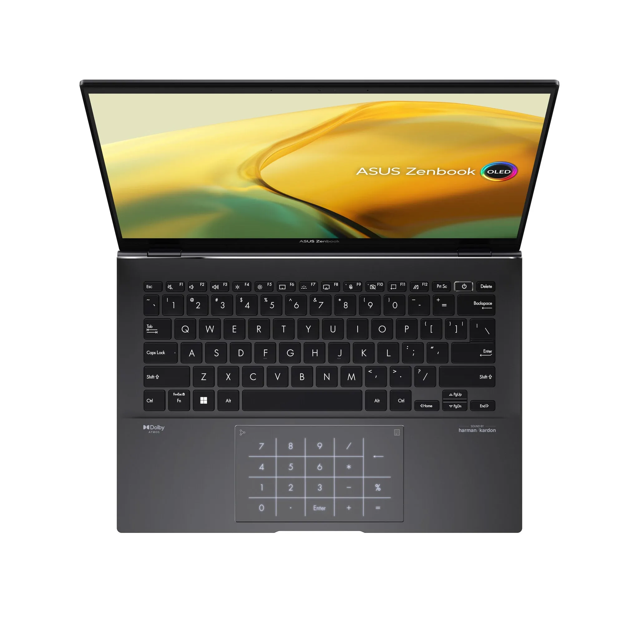 ASUS Zenbook 14 OLED UM3402YA-KN151W AMD Ryzen™ 7 5825U Laptop 35.6 cm (14") 2.8K 16 GB LPDDR4x-SDRAM 1 TB SSD Wi-Fi 6E (802.11ax) Windows 11 Home Black