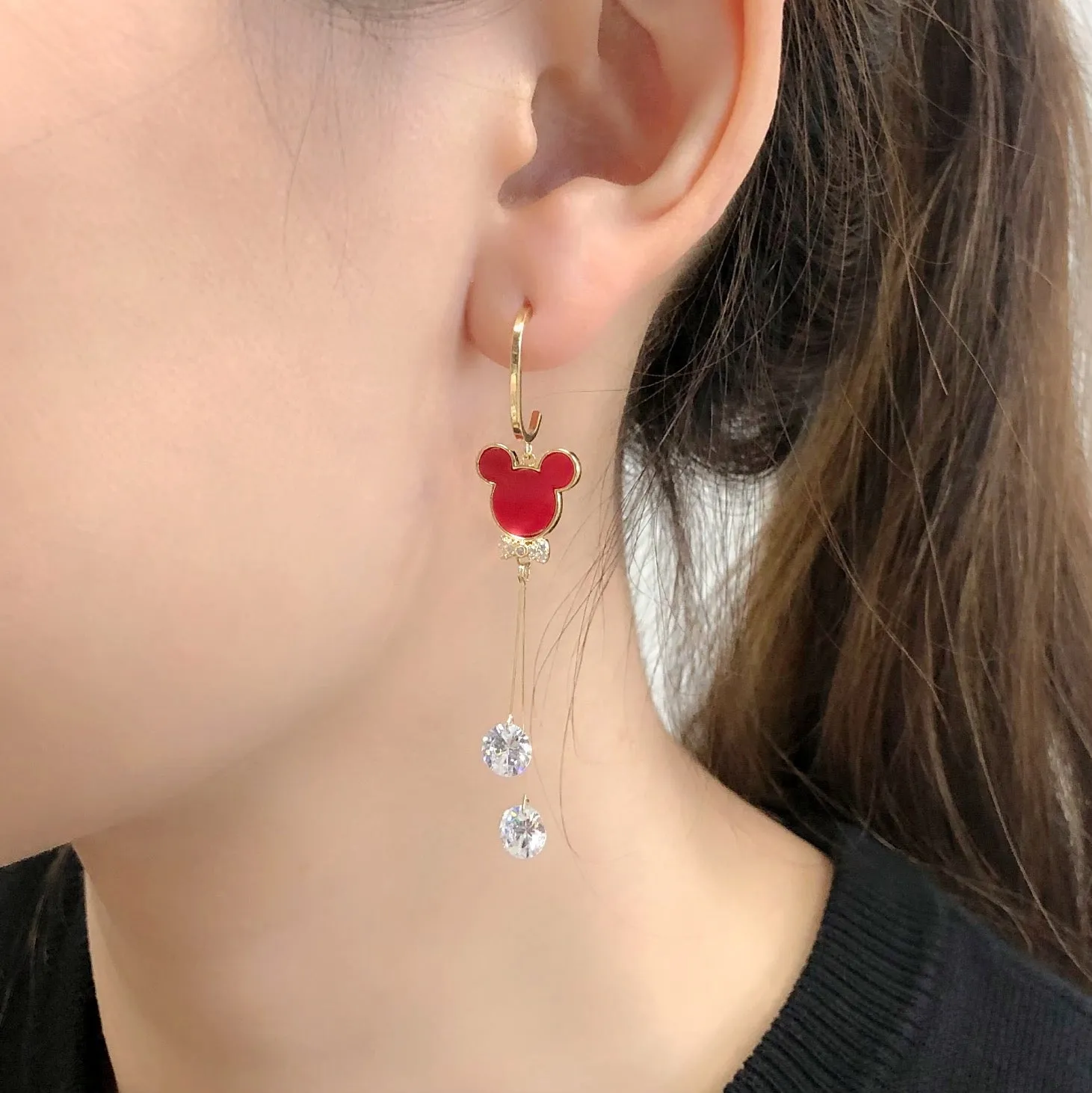 Audrey Mickey Earrings