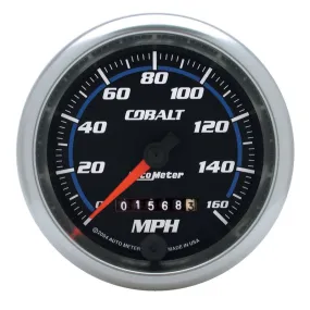 Auto Meter 3-3/8" Cobalt Speedometer - 160 MPH w/LED Light