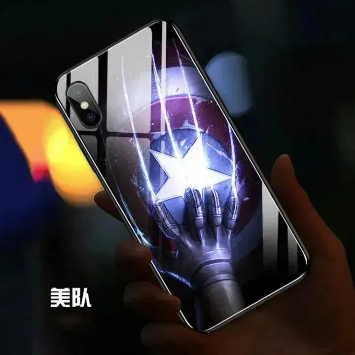 Avengers Glow Smart LED Cover (For iPhone)