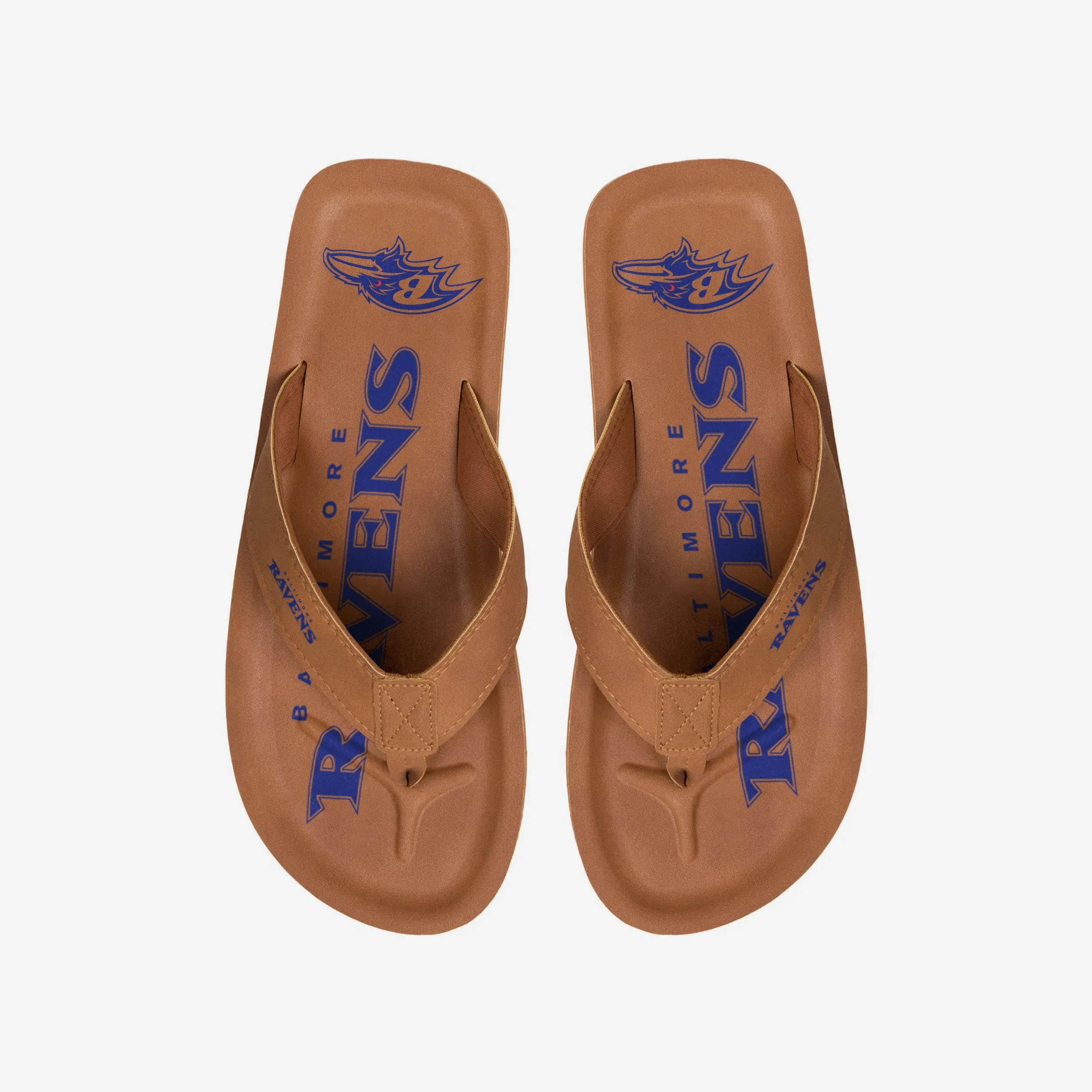 Baltimore Ravens Color Pop Contour Flip Flop