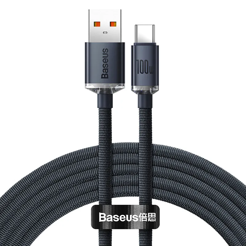 Baseus Crystal Shine cable USB to USB-C, 100W-CAJY000501