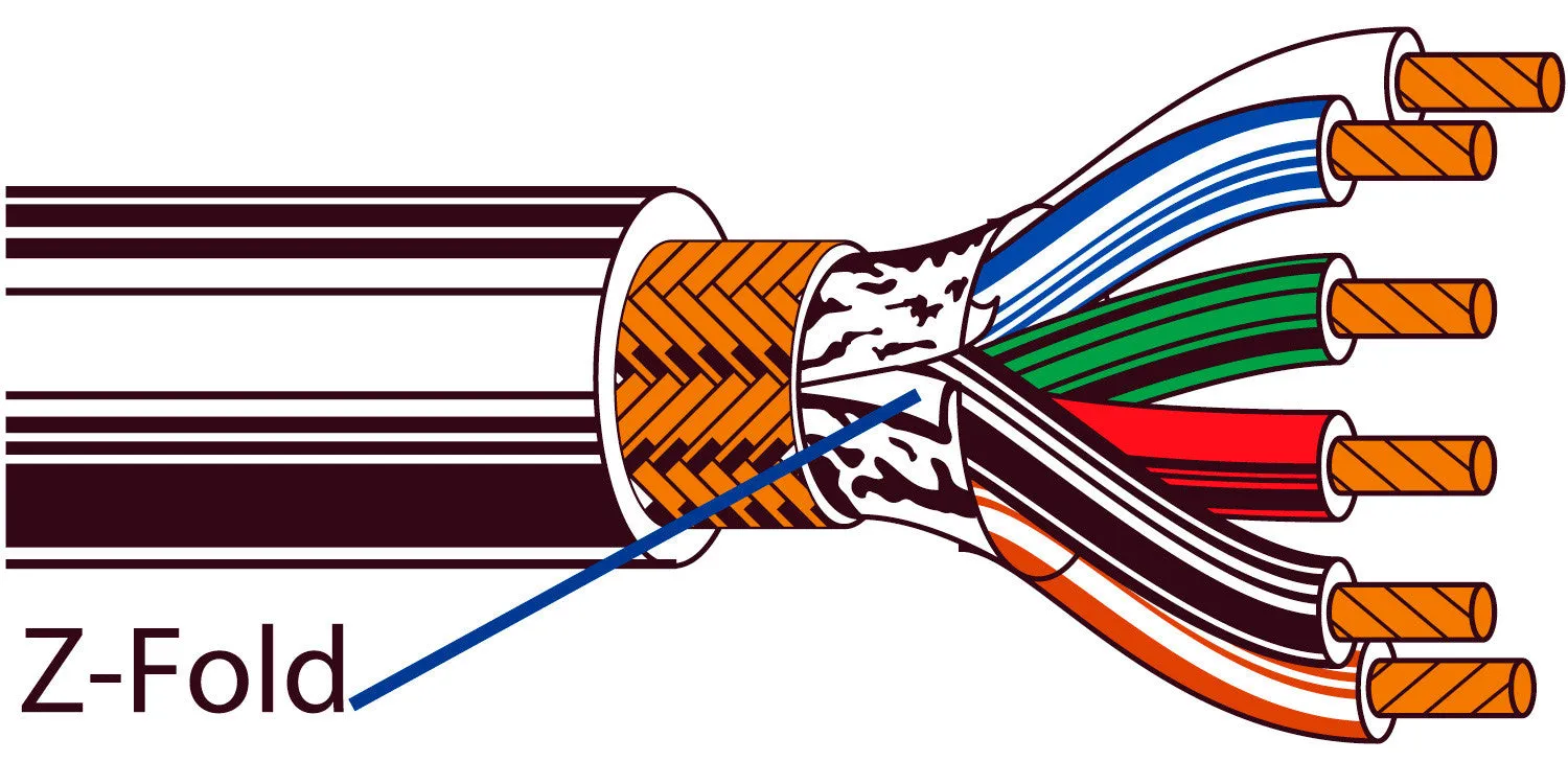 Belden 9611 24 AWG 6-Conductor RS-232 Computer Cable 500FT