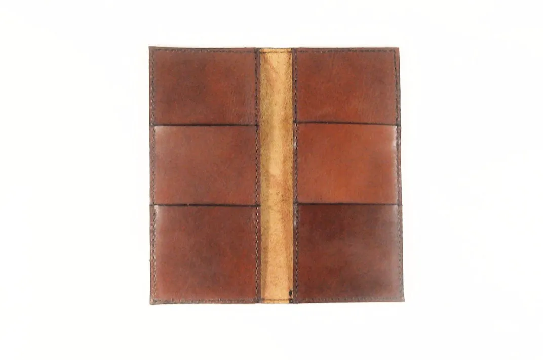 Bifold Long Leather Wallet