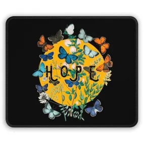 Black Gaming Mouse Pad - Hope