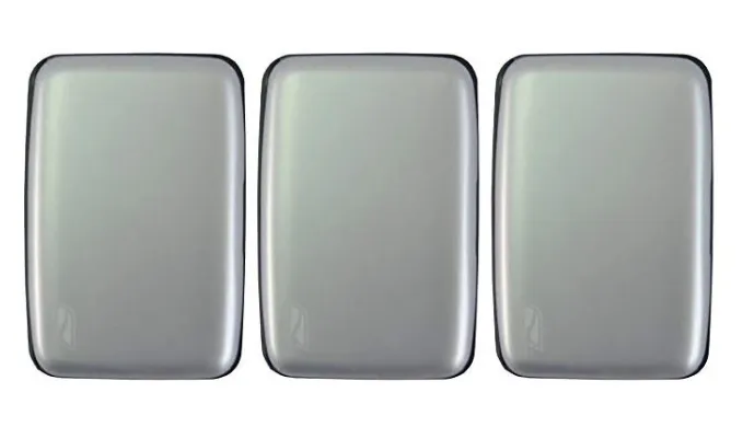 BLOWOUT PRICING! Pack of 3: Ducti RFID Blocking Aluminum Credit Card Case - Ships Quick!