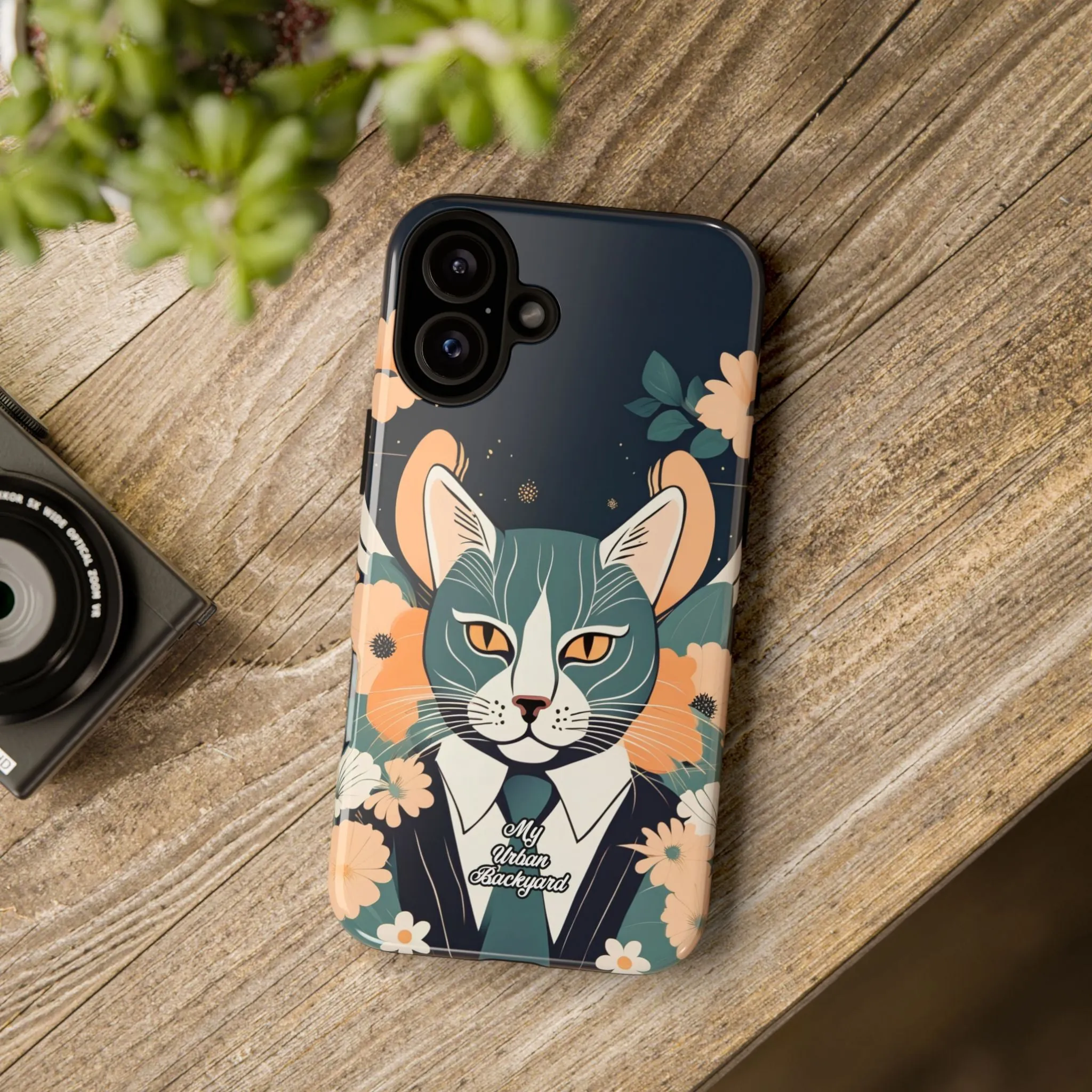 Blue Cat, Cell Phone Case - Apple, Samsung, or Google Pixel