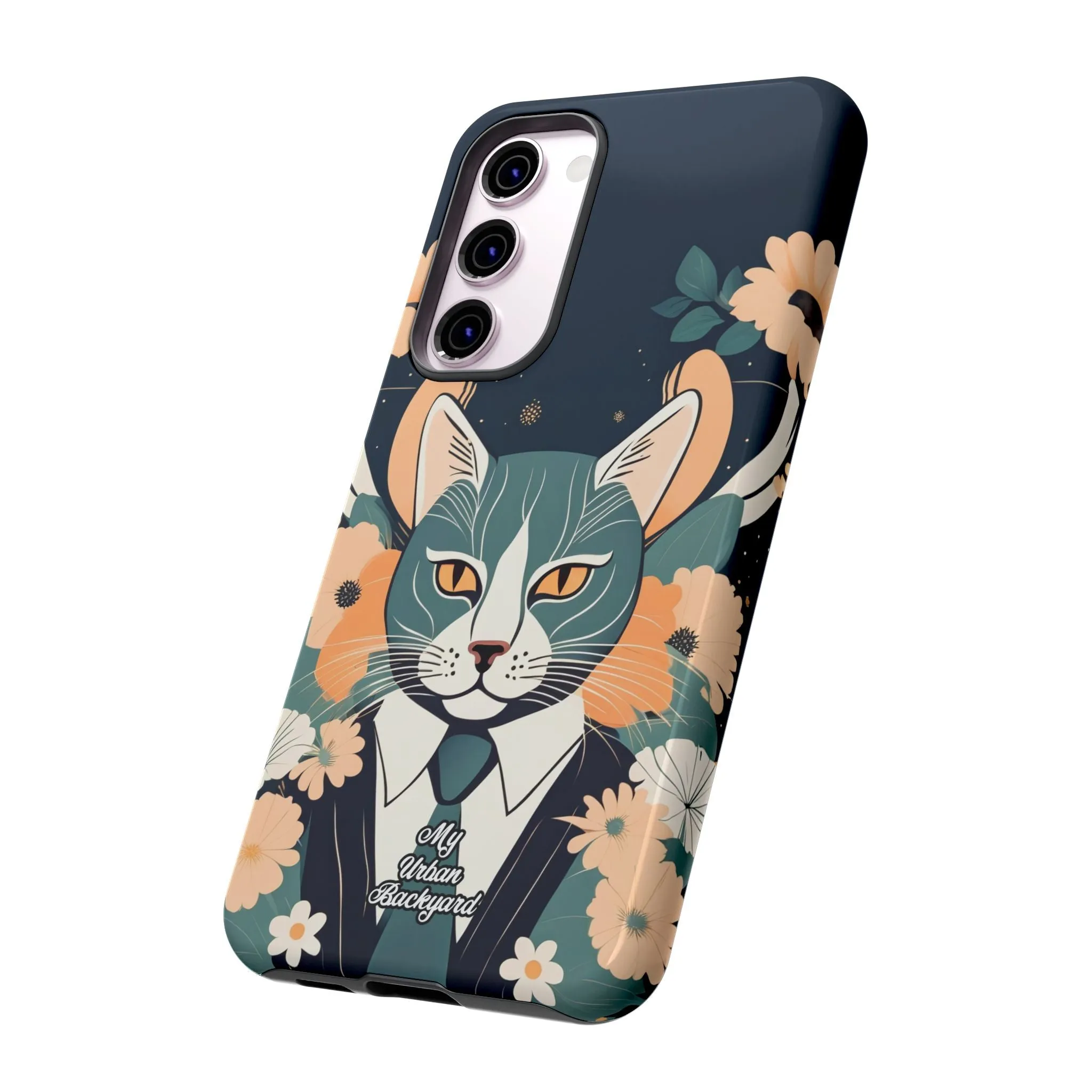 Blue Cat, Cell Phone Case - Apple, Samsung, or Google Pixel