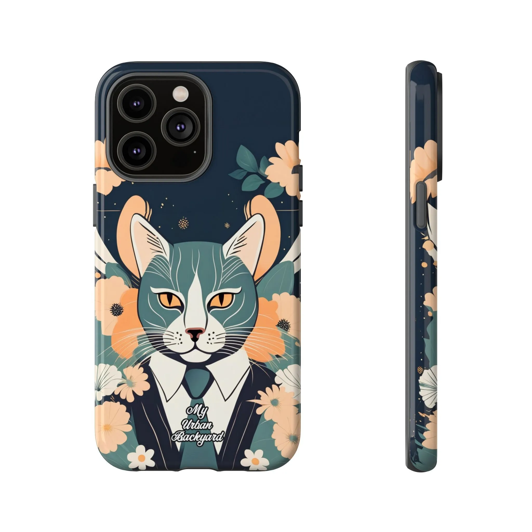 Blue Cat, Cell Phone Case - Apple, Samsung, or Google Pixel