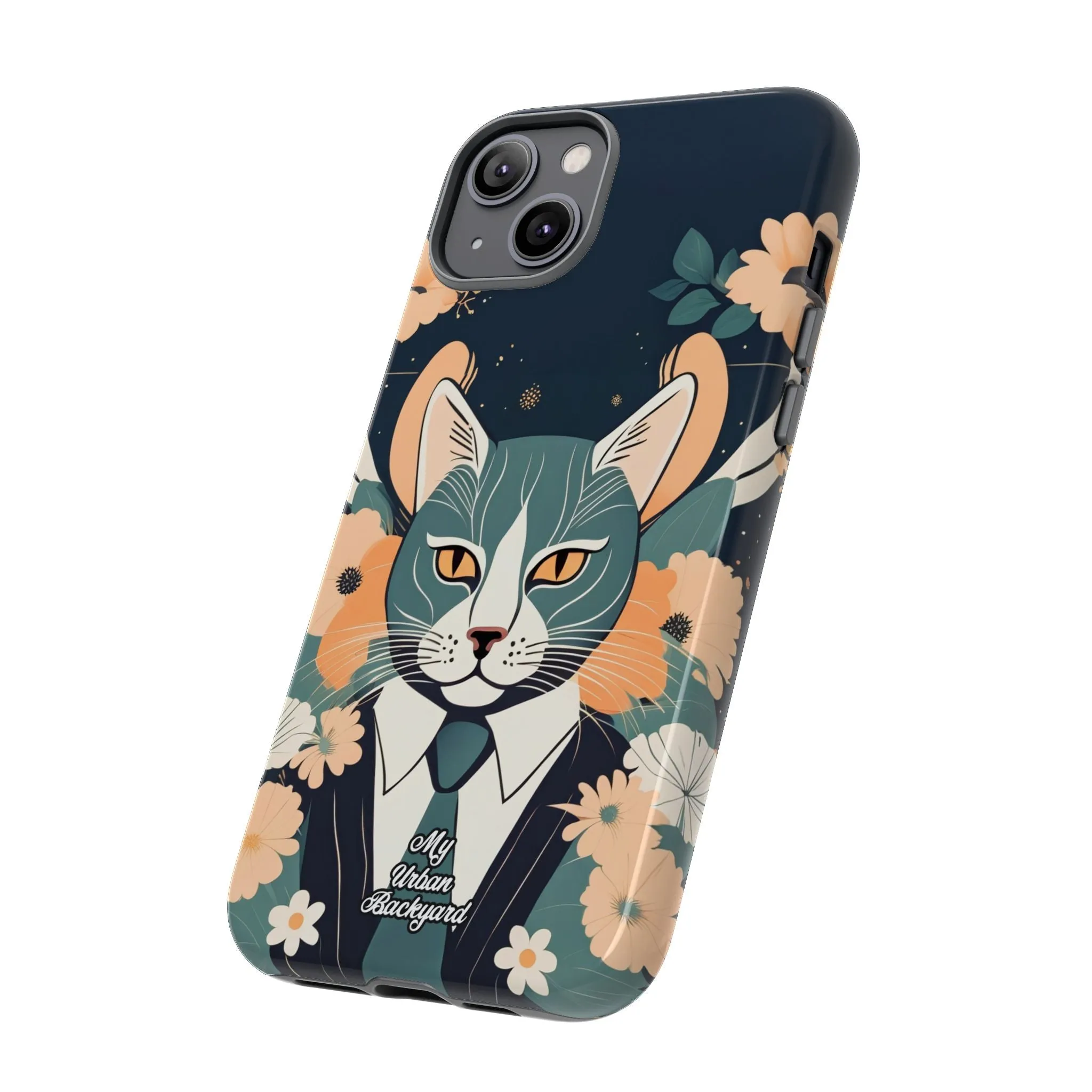 Blue Cat, Cell Phone Case - Apple, Samsung, or Google Pixel