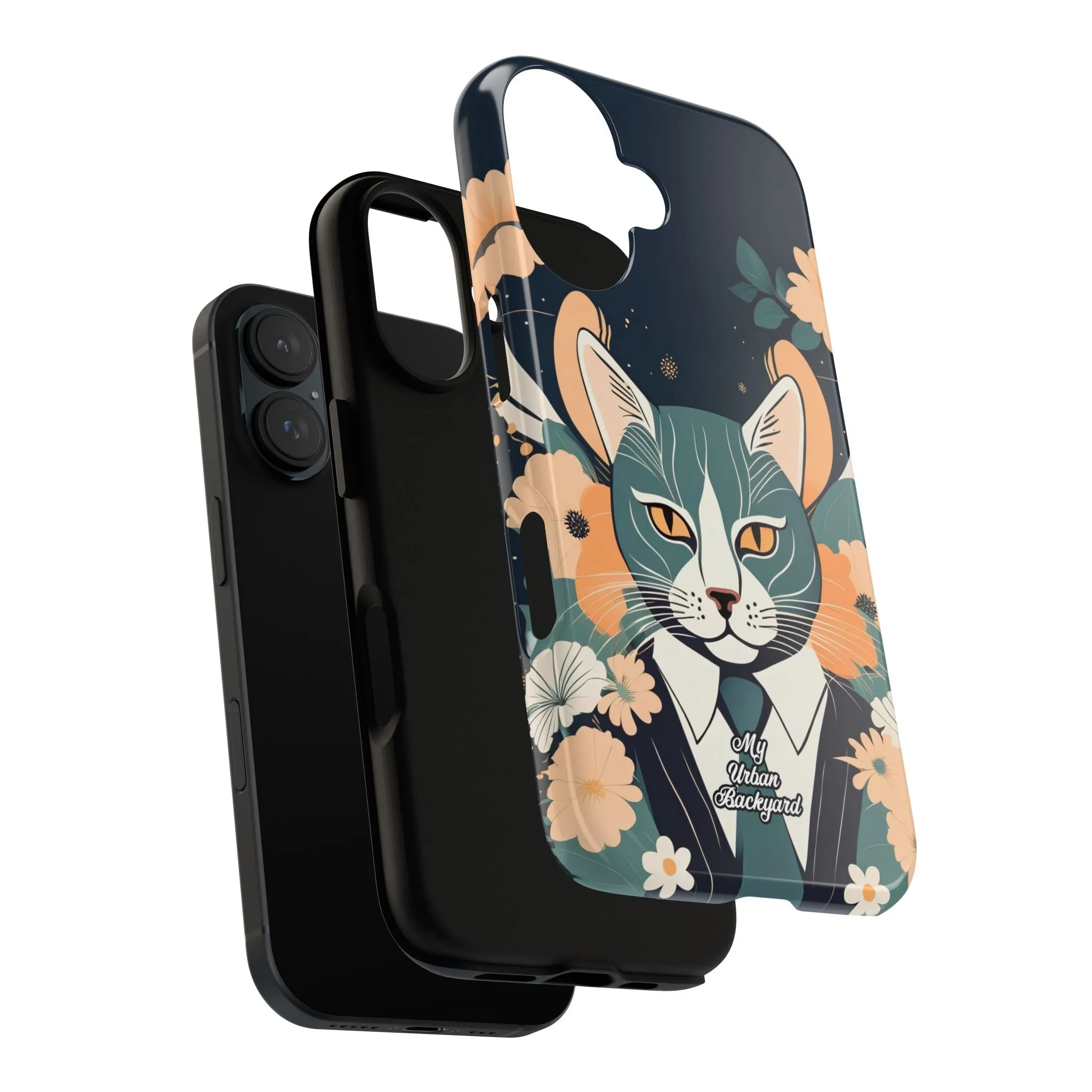 Blue Cat, Cell Phone Case - Apple, Samsung, or Google Pixel