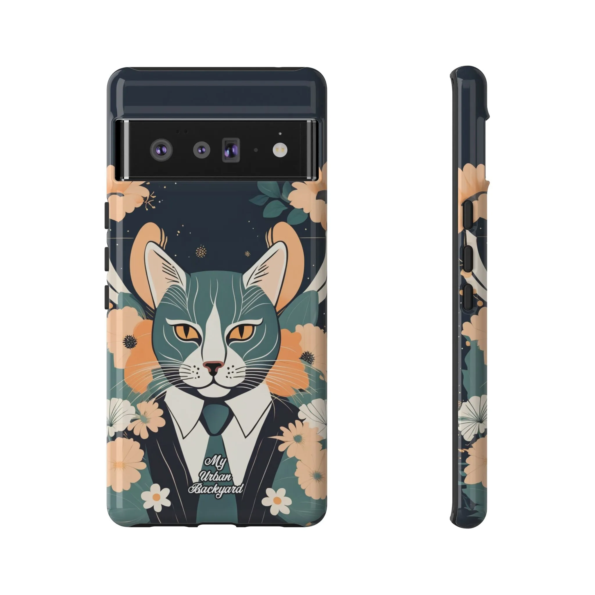 Blue Cat, Cell Phone Case - Apple, Samsung, or Google Pixel