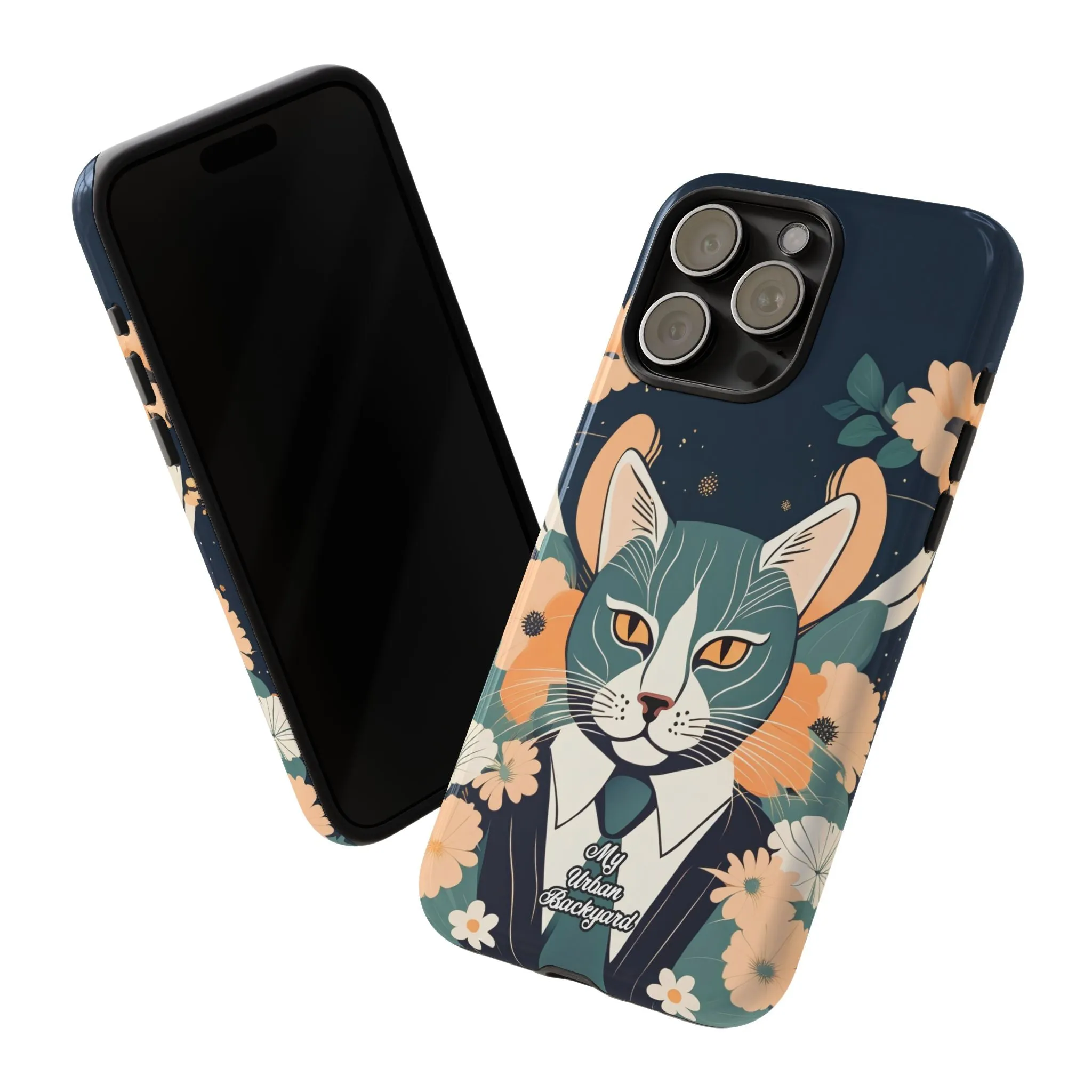 Blue Cat, Cell Phone Case - Apple, Samsung, or Google Pixel