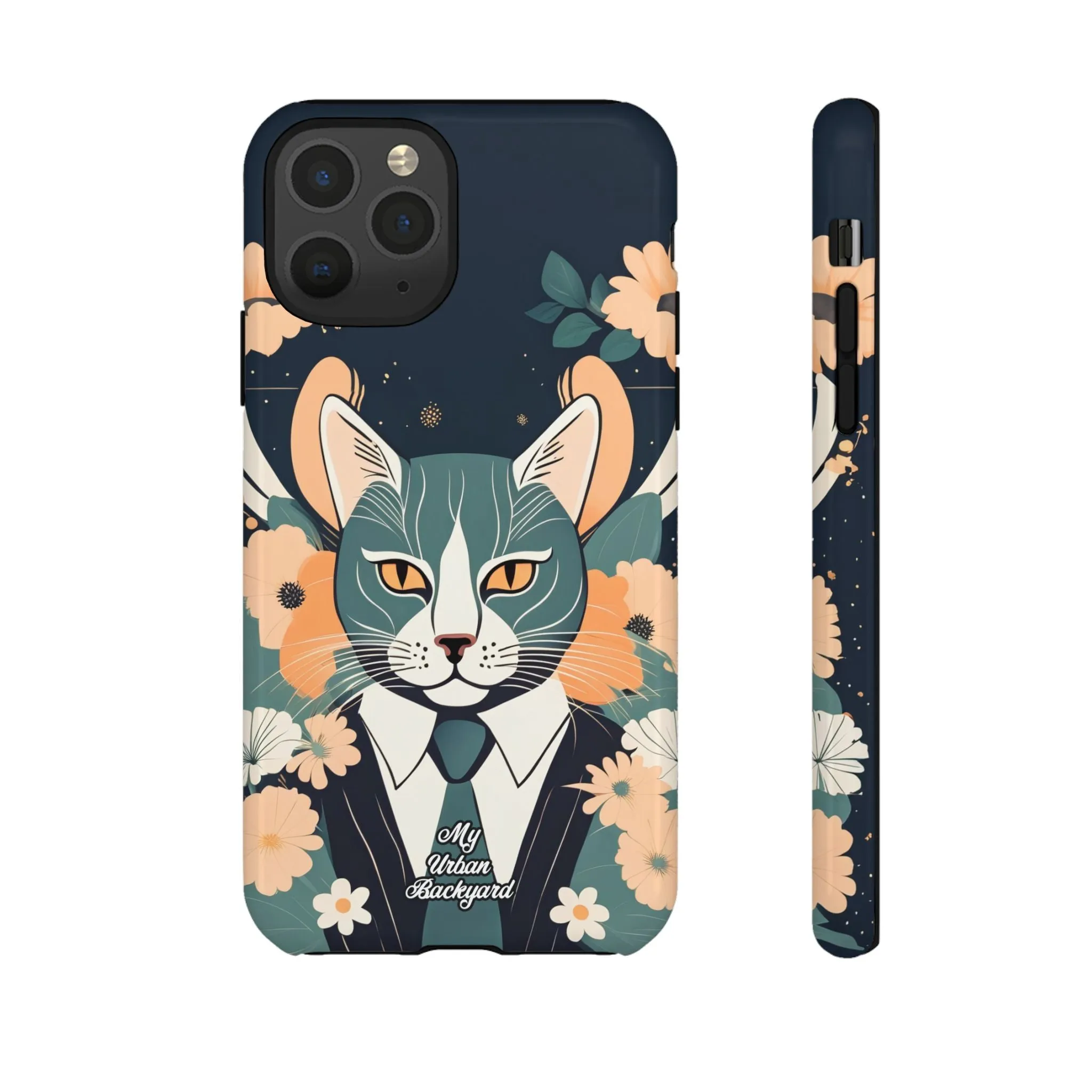 Blue Cat, Cell Phone Case - Apple, Samsung, or Google Pixel