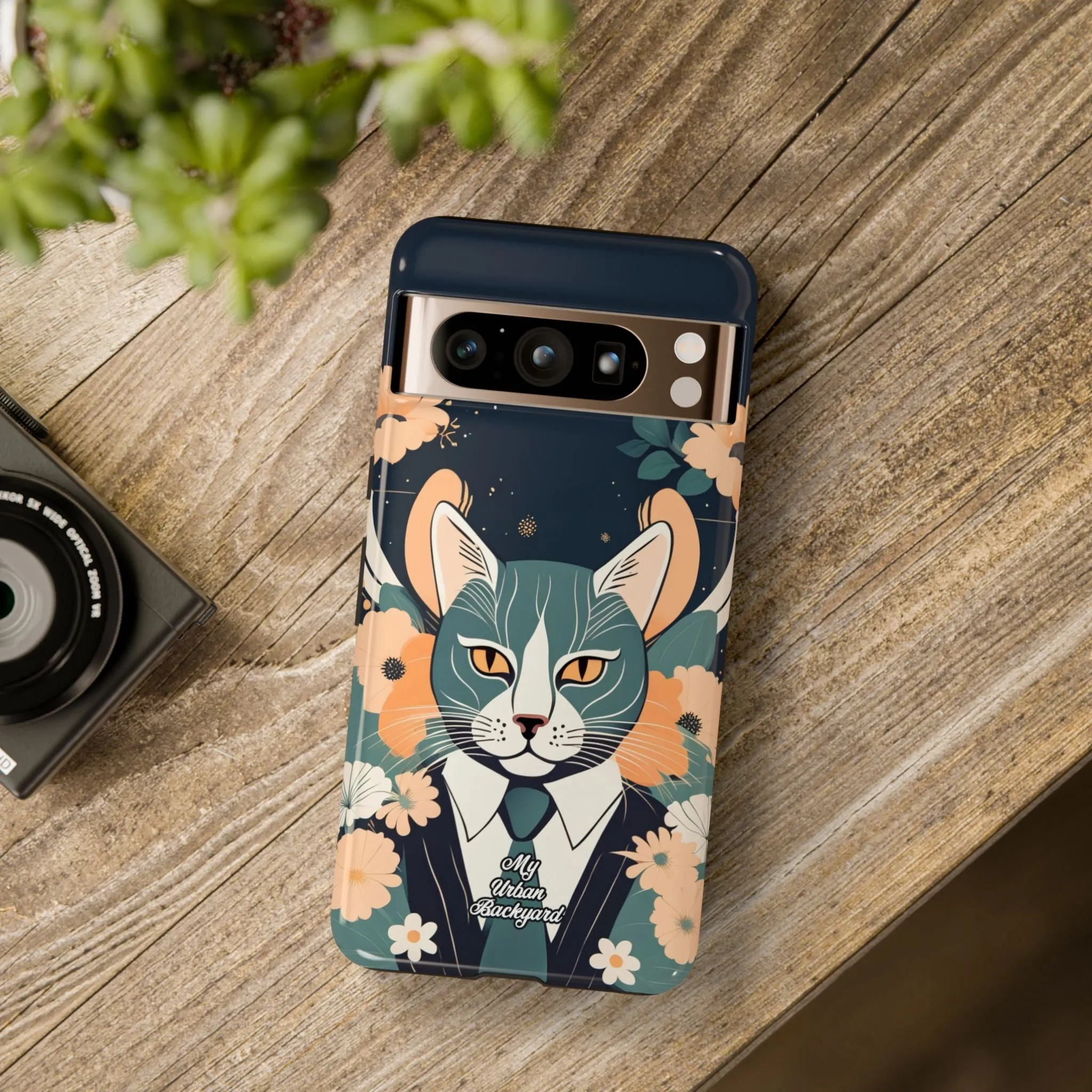 Blue Cat, Cell Phone Case - Apple, Samsung, or Google Pixel